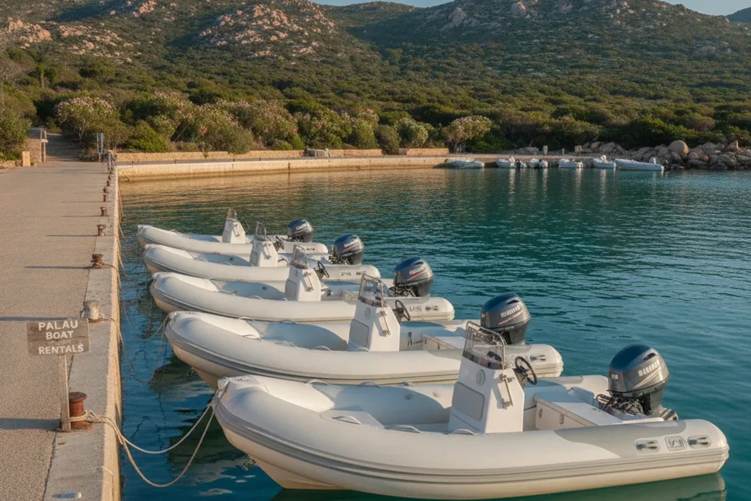 Dinghy & Boat Fleet in Palau, Sardinia